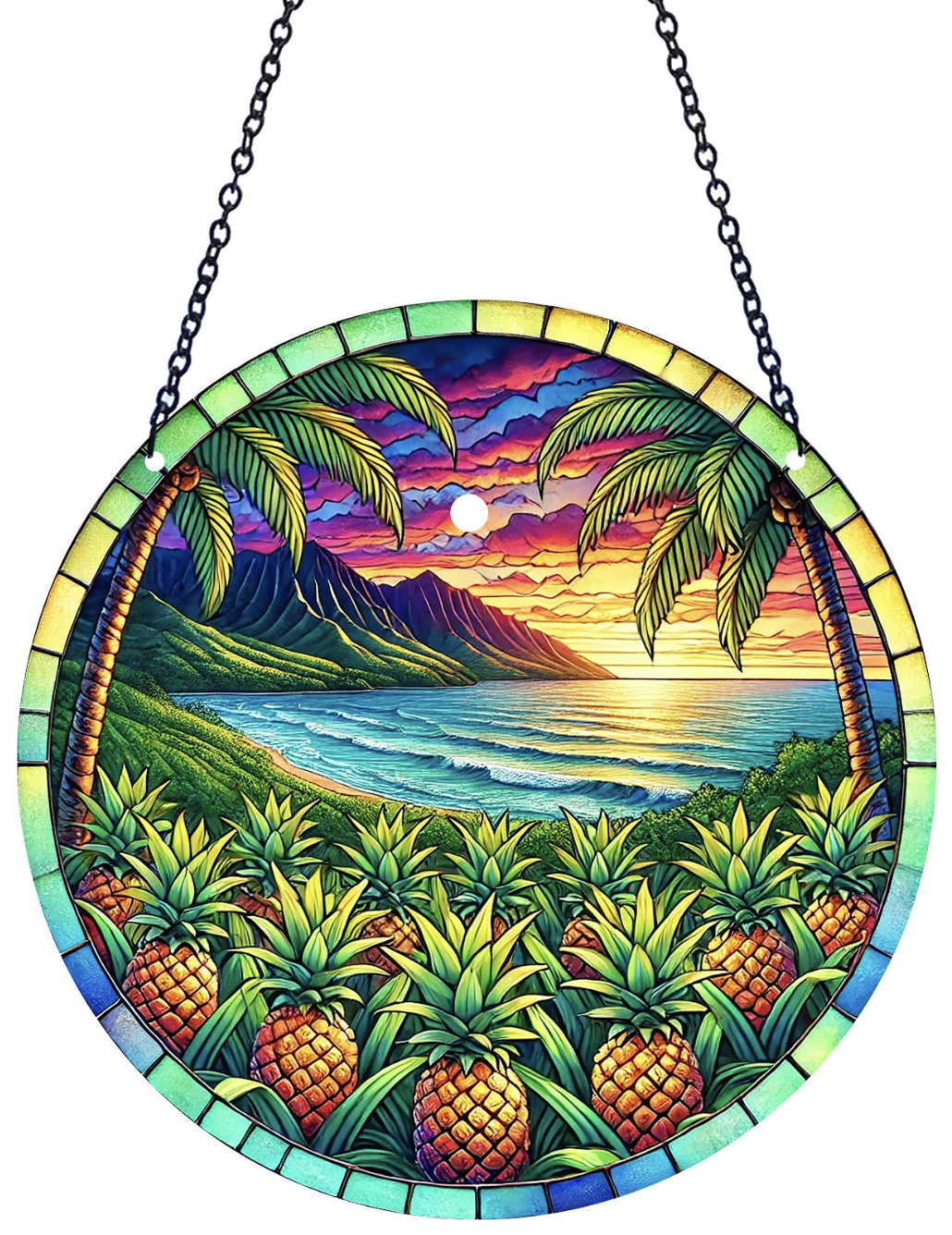 Pineapple 6" Acrylic Suncatcher