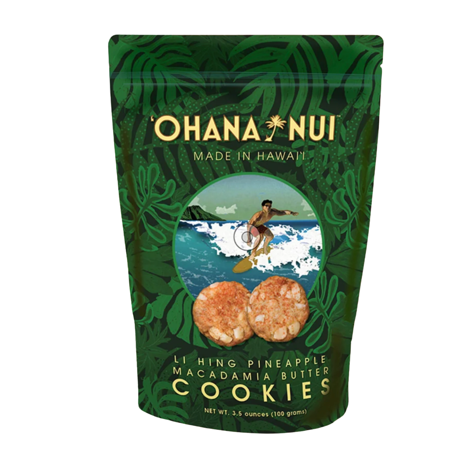 Li Hing Pineapple Macadamia Butter Cookie
