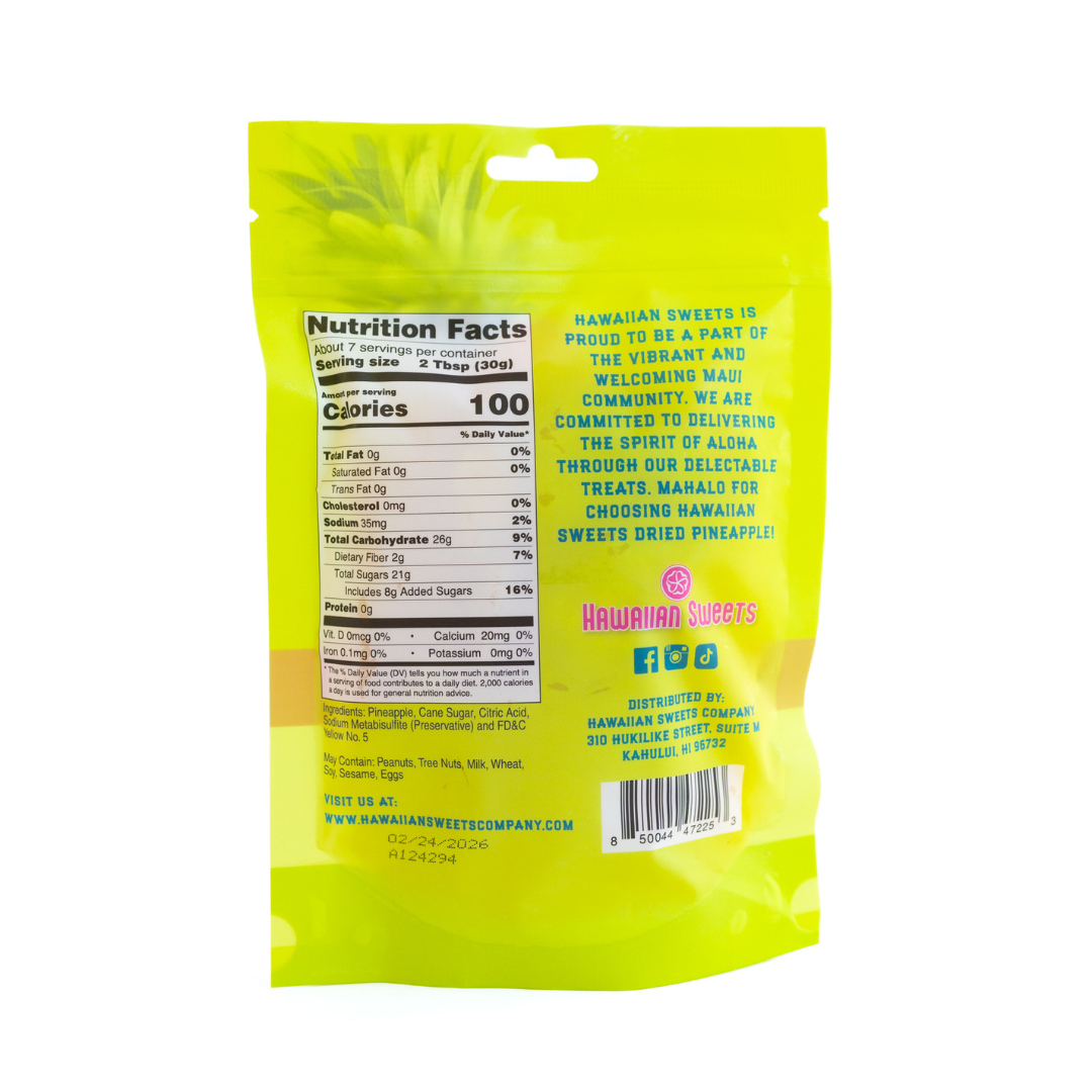 Candied Dried Pineapple