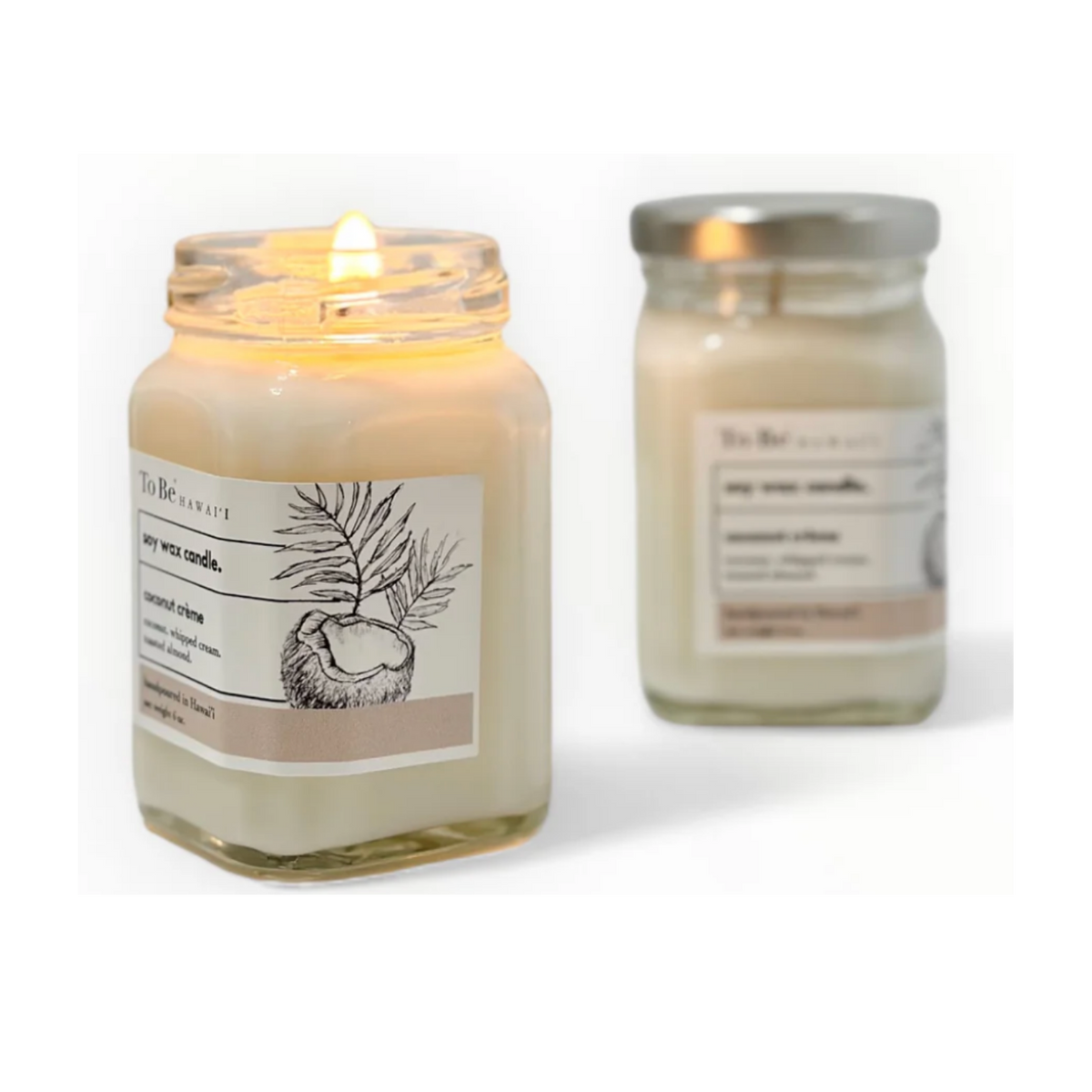 6oz Coconut Creme Soy Wax Candle