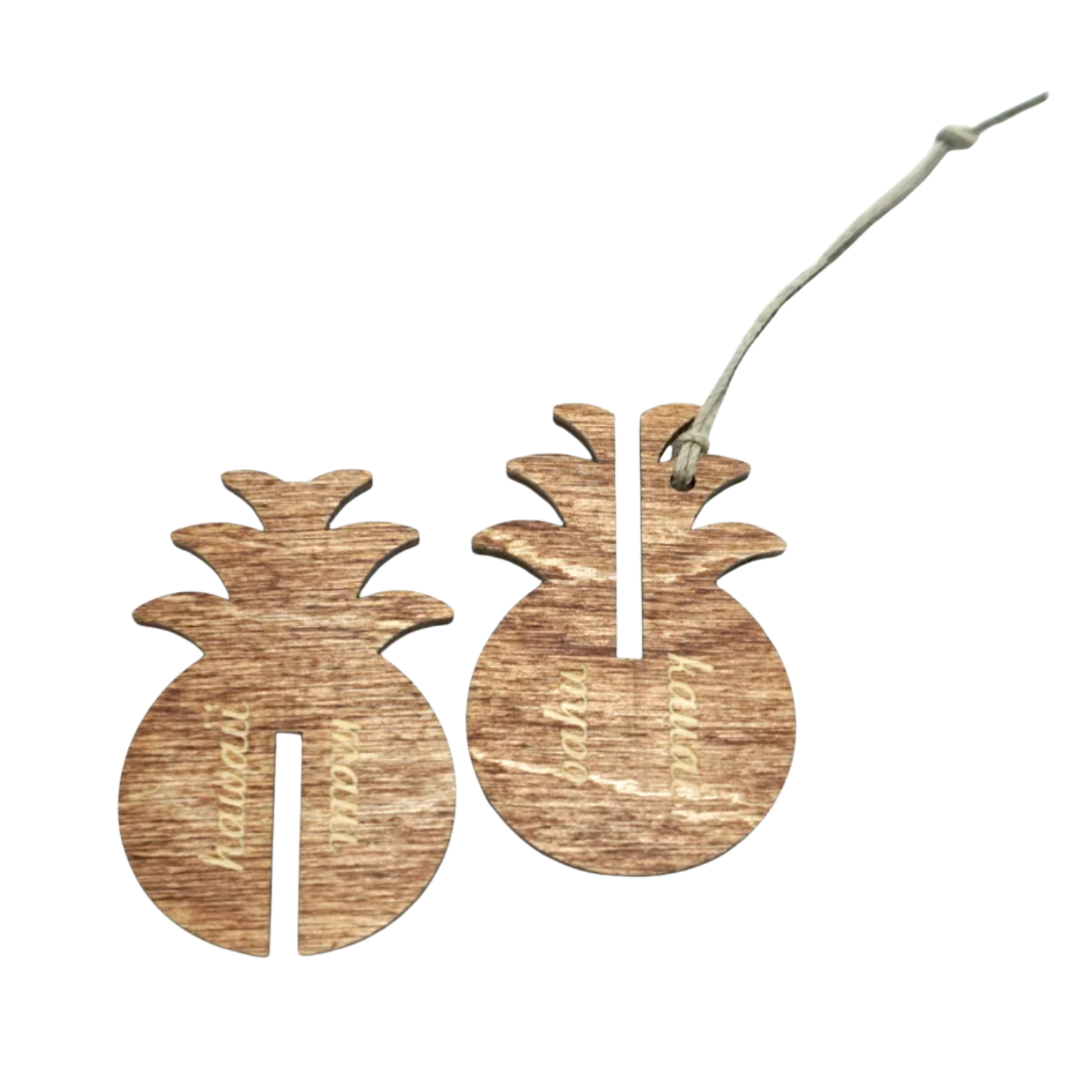 3-D Wood Pineapple Ornament