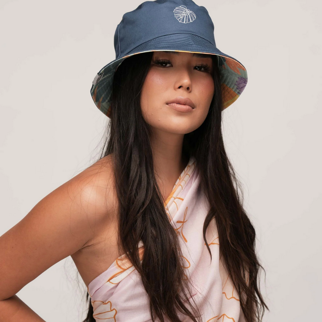 Lauren Roth Reversible Bucket Hat