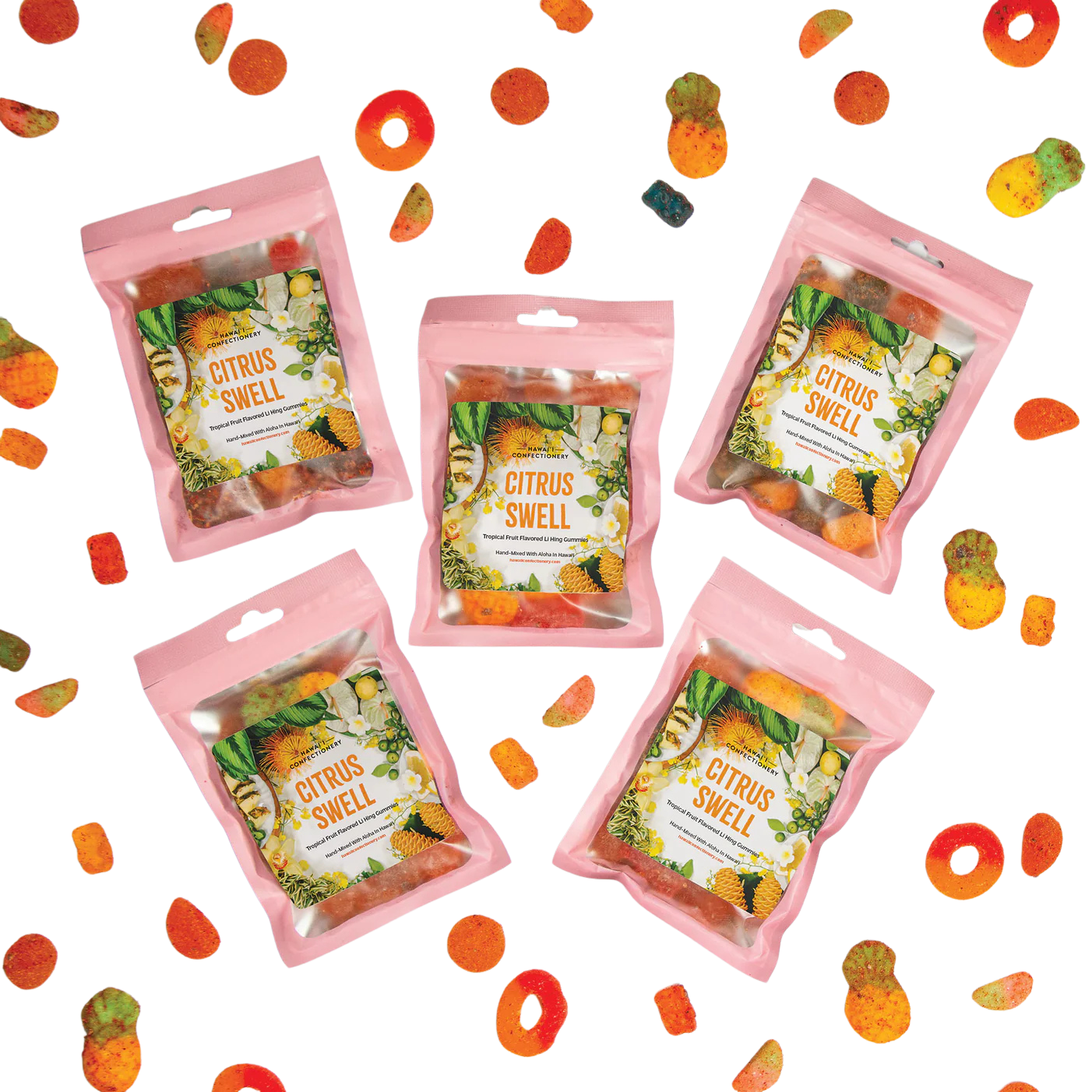 Citrus Swells Chewies - Tropical Fruit Gummies