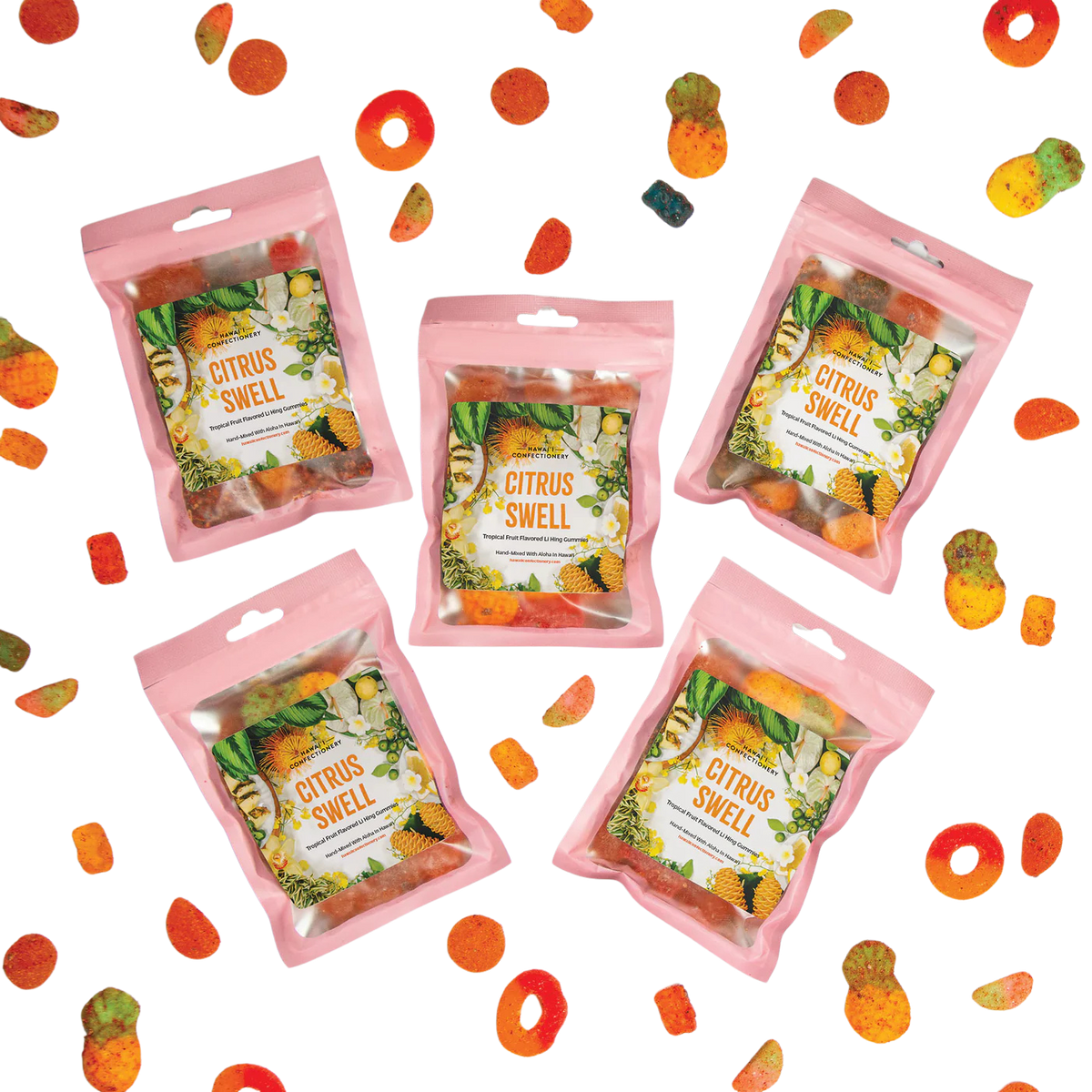 Citrus Swells Chewies - Tropical Fruit Gummies