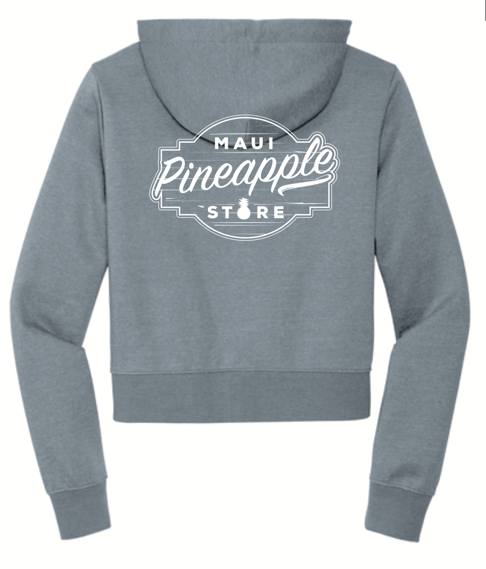 MPS Women's  Fleece Full Zip Crop Hoodie