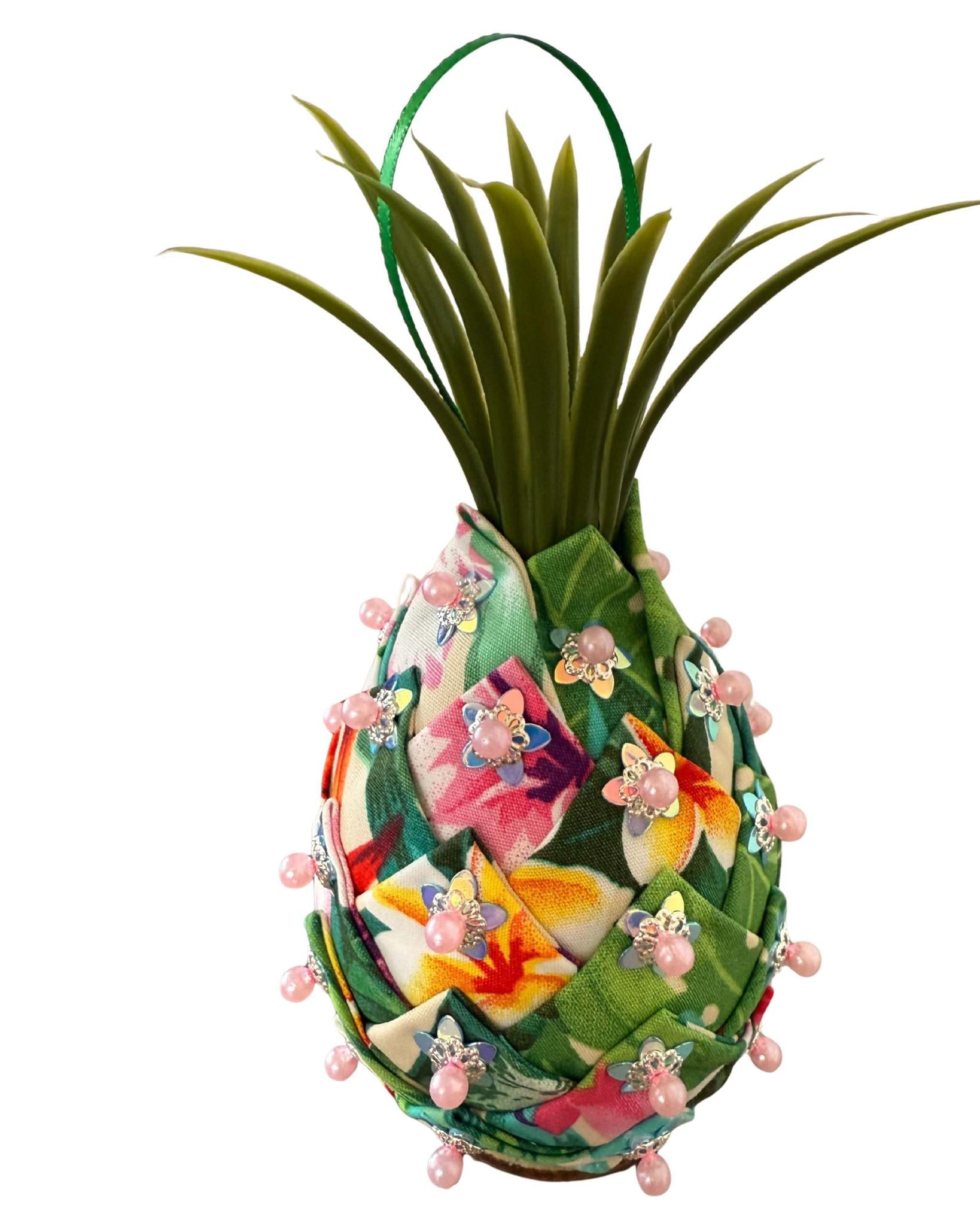 Fabric Pineapple Ornament