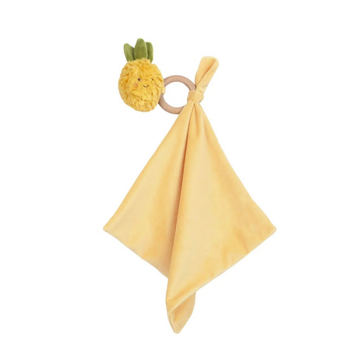 Pina Wood Teether Security Blankie