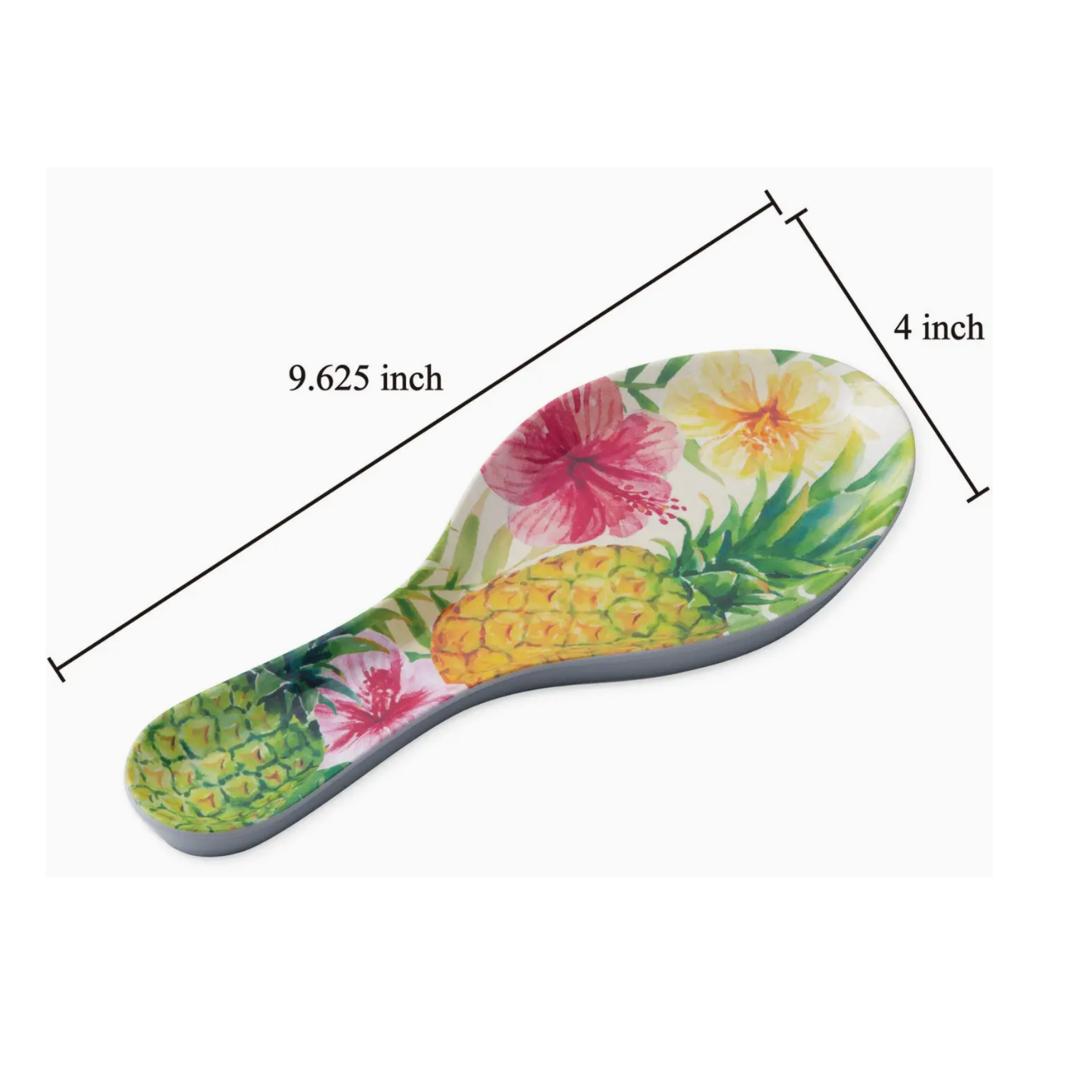 Bamboo Pineapple Melamine Spoon Rest