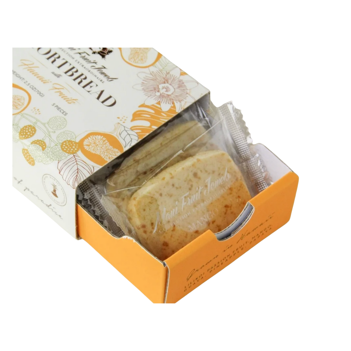 5-Piece Shortbread Cookie Hawaii Fruits