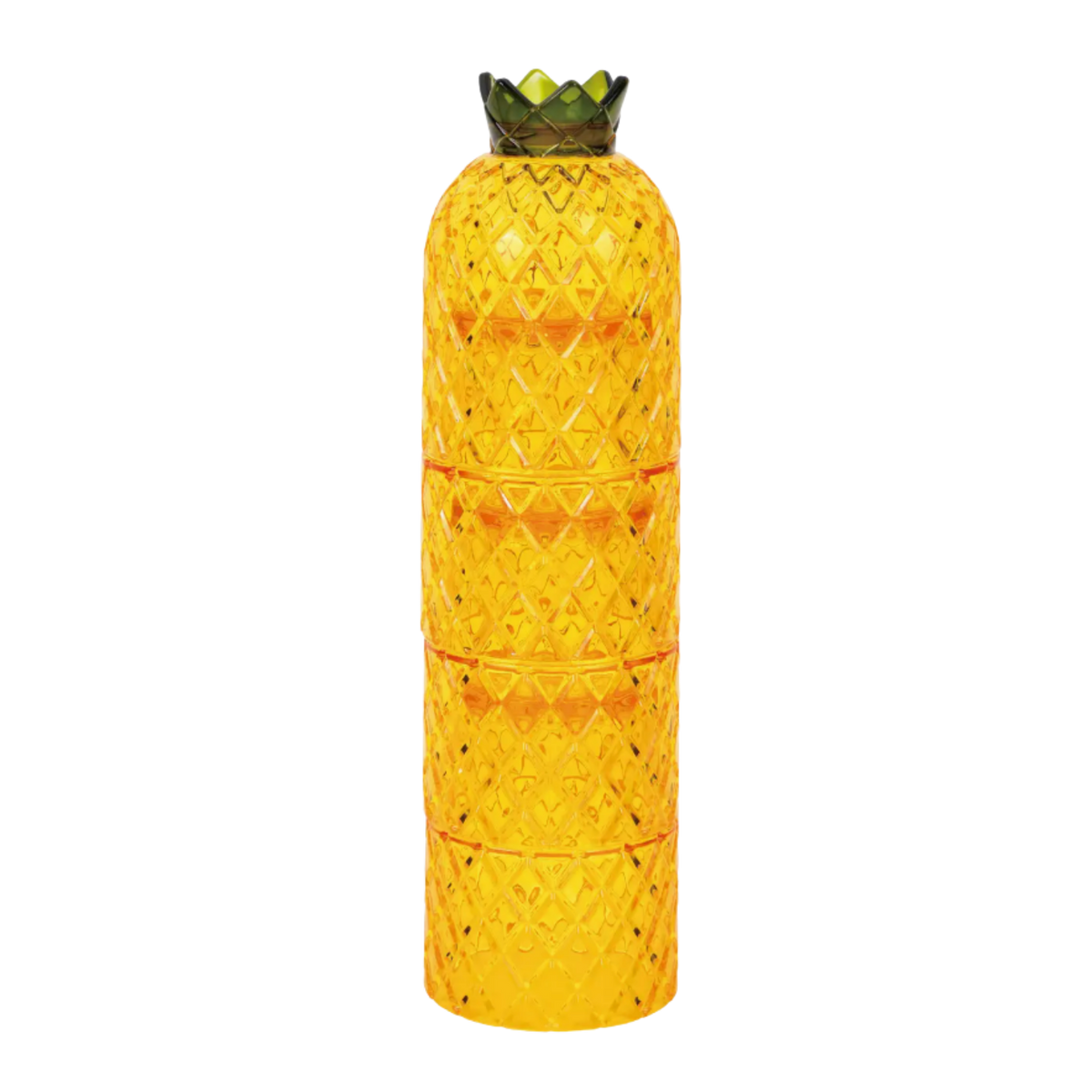 4-Piece Pineapple Acrylic Stacking Tumbler